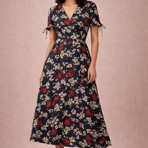 ✨ Madewell Floral Midi Dress (Size 6) ✨